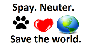 Spay Neuter - Save The World Banner